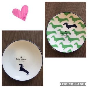 kate spade Dining - Kate Spade Dachshund Plates Set kate spade Dining - Kate Spade Dachshund Plates Set